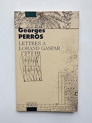 Lettres à Lorand GASPAR