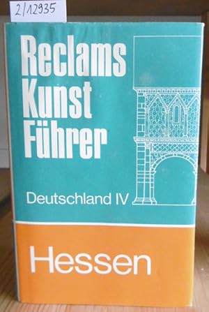 Bild des Verkufers fr Hessen. Kunstdenkmler. 5.,neubearb.u.erw.Aufl., zum Verkauf von Versandantiquariat Trffelschwein