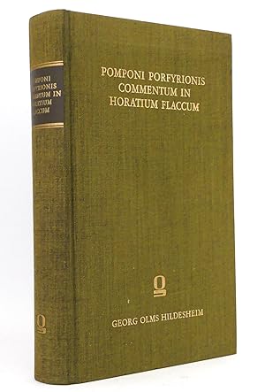 Pomponi Porfyrionis Commentum in Horatium Flaccum : Recensuit Alfred Holder