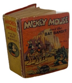 Walt Disney's Mickey Mouse and the Bat Bandit Miniature Book, 1935