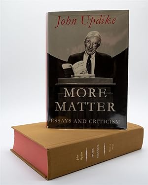 Seller image for More Matter: Essays & Criticism for sale by Rare Collections