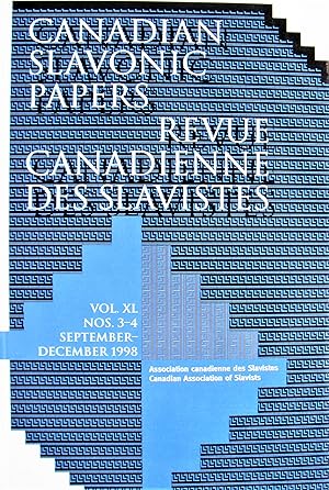 Bild des Verkufers fr Polish-Jewish Relations 1903-1914l Essay in Canadian Slavonic Papers. Vol. Xl Nos. 3-4 September-December 1998. Revue Canadienne Des Slavistes zum Verkauf von Ken Jackson