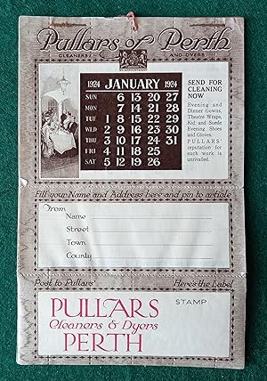 Pullars of Perth Cleaners & Dyers - Calendar for 1924