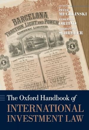 Image du vendeur pour Oxford Handbook of International Investment Law mis en vente par GreatBookPricesUK