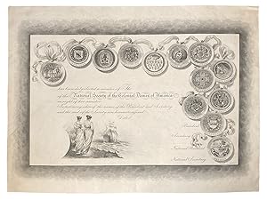 National Society of the Colonial Dames of America Member Certificate