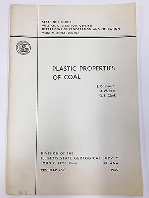 Immagine del venditore per Plastic Properties of Coal (Circular 269) venduto da Second Edition Books