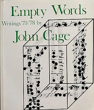 Immagine del venditore per Empty Words: Writings '73-'78 venduto da Object Relations, IOBA
