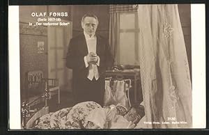 Seller image for Ansichtskarte Filmszene aus Der verlorene Sohn mit dem Schauspieler Olaf Fnss, Serie 1917-18 for sale by Bartko-Reher