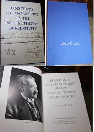 Imagen del vendedor de Einstein's 1912 Manuscript on the special Theory of Relativity. A Facsimile. a la venta por Antiquariat im OPUS, Silvia Morch-Israel