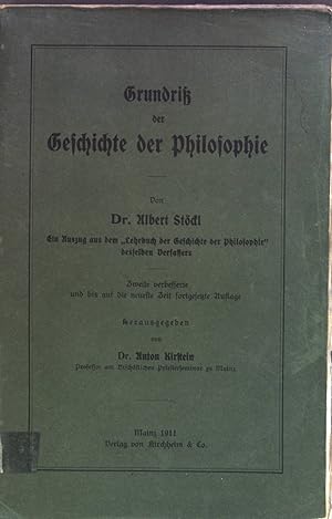 Seller image for Grundriss der Geschichte der Philosophie. for sale by books4less (Versandantiquariat Petra Gros GmbH & Co. KG)