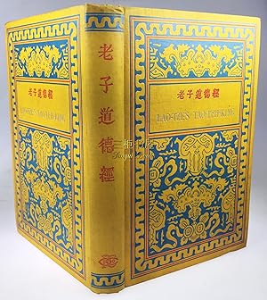 Imagen del vendedor de Lao-Tze's Tao-Teh-King: Chinese-English with Introduction, Transliteration, and Notes by Dr. Paul Carus. Original First Edition, 1898 a la venta por Chinese Art Books