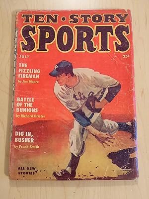 Bild des Verkufers fr Ten Story Sports Pulp July 1954 zum Verkauf von Bradley Ross Books
