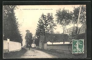 Carte postale Campagne-les-Hesdin, Rue de Beaurainville