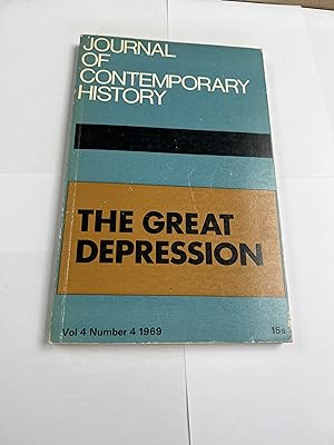 Immagine del venditore per The Great Depression. Journal of Contemporary History. October 1969. Volume 4. Number 4 venduto da SAVERY BOOKS