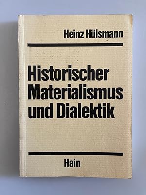 Bild des Verkufers fr Historischer Materialismus und Dialektik. zum Verkauf von Wissenschaftl. Antiquariat Th. Haker e.K