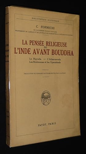 Bild des Verkufers fr La Pense religieuse de l'Inde avant Bouddha zum Verkauf von Abraxas-libris