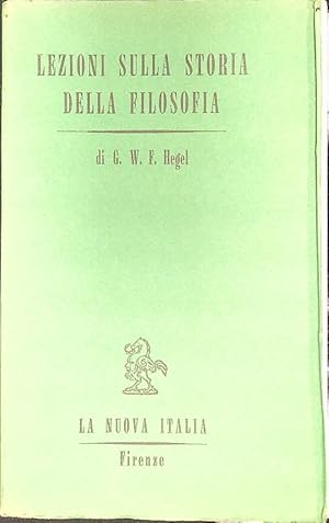 Seller image for Lezioni sulla storia della filosofia vol. I for sale by Librodifaccia