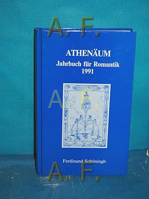 Image du vendeur pour Athenum - Jahrbuch fr Romantik 1. Jahrgang 1991 mis en vente par Antiquarische Fundgrube e.U.