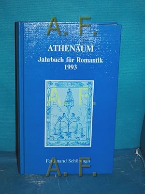 Bild des Verkufers fr Athenum - Jahrbuch fr Romantik 3. Jahrgang 1993 zum Verkauf von Antiquarische Fundgrube e.U.