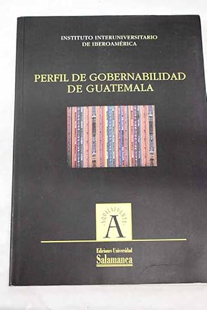 Seller image for Perfil de gobernabilidad de Guatemala for sale by Alcan Libros