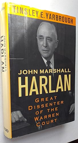 Immagine del venditore per John Marshall Harlan: Great Dissenter of the Warren Court venduto da Mr Mac Books (Ranald McDonald) P.B.F.A.