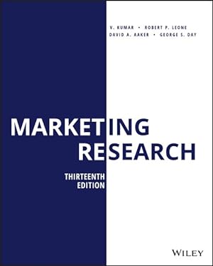 Imagen del vendedor de Marketing Research a la venta por GreatBookPrices