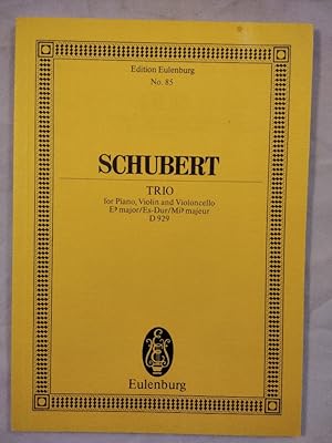 TRIO for Piano, Violin and Vioncell. E major/Es-Dur/Mi majeur. Edition Eulenburg No. 85.