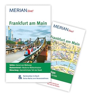 Bild des Verkufers fr MERIAN live! Reisefhrer Frankfurt am Main: MERIAN live! - Mit Kartenatlas im Buch und Extra-Karte zum Herausnehmen zum Verkauf von Versandantiquariat Felix Mcke