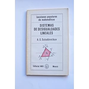 Seller image for Sistemas de desigualdades lineales for sale by LIBRERA SOLAR DEL BRUTO