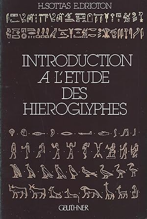 Seller image for Introduction  l'tude des hiroglyphes for sale by Bloody Bulga