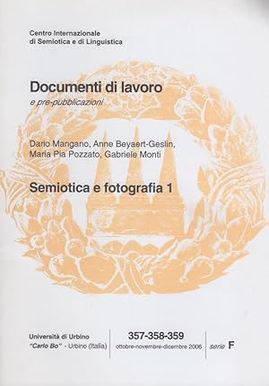 Seller image for Semiotica e fotografia 1 for sale by Arca dei libri di Lorenzo Casi