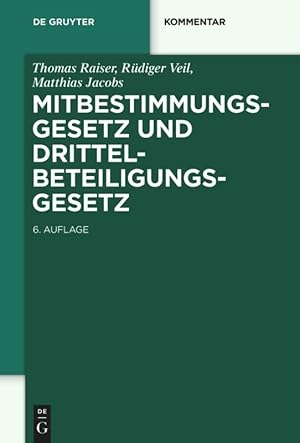 Seller image for Mitbestimmungsgesetz und Drittelbeteiligungsgesetz for sale by moluna