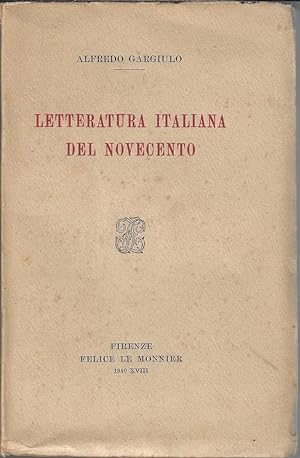 Letteratura italiana del Novecento