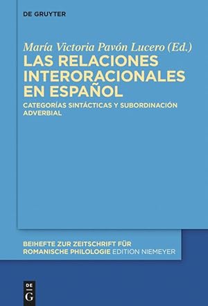 Imagen del vendedor de Las relaciones interoracionales en espaol a la venta por moluna