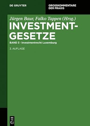 Seller image for Investmentgesetze. Band 3 for sale by moluna