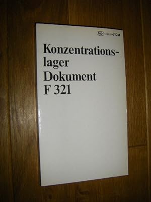 Seller image for Konzentrationslager Dokument F 321 fr den Internationalen Militrgerichtshof Nrnberg for sale by Versandantiquariat Rainer Kocherscheidt