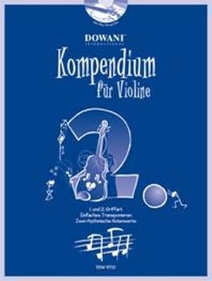 Bild des Verkufers fr Kompendium fr Violine Band 2 (+CD) fr 2 Violinen (Schler und Lehrer) zum Verkauf von moluna