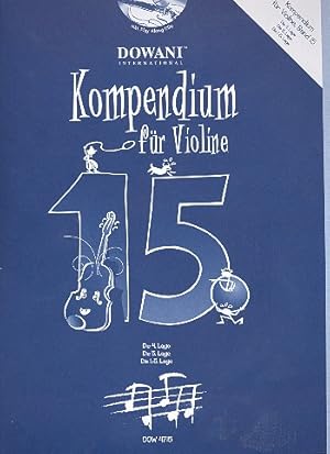 Bild des Verkufers fr Kompendium fr Violine Band 15 (+2 CD\ s) fr 1-2 Violinen (Lehrer und Schler) zum Verkauf von moluna