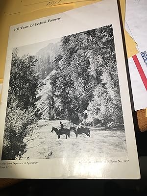 Seller image for 100 Years of Federal Forestry. for sale by Bristlecone Books  RMABA