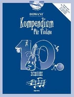 Bild des Verkufers fr Kompendium fr Violine Band 10 (+CD) fr 2 Violinen (Schler und Lehrer) zum Verkauf von moluna