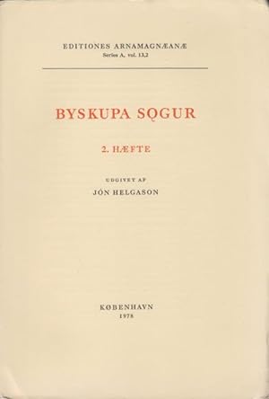 Seller image for Byskupa sogur. 2. for sale by Rnnells Antikvariat AB