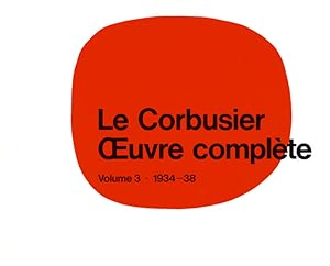 Imagen del vendedor de Le Corbusier -  uvre complte Volume 3: 1934-1938 a la venta por moluna