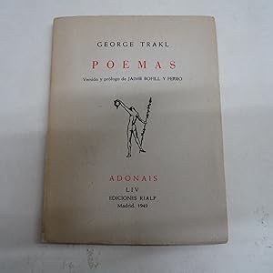 Immagine del venditore per POEMAS. Versi�n y pr�logo de Jaime Bofill y Ferro. venduto da Librer�a J. Cintas