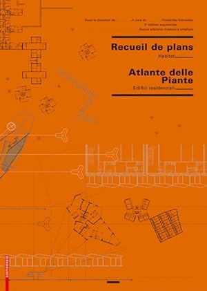 Bild des Verkufers fr Recueil de plans d\ habitation / Atlante delle planimetrie residenziali zum Verkauf von moluna