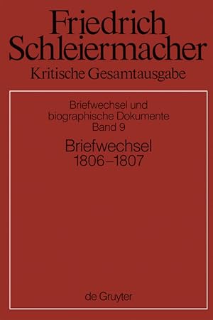Seller image for Briefwechsel 1806-1807 for sale by moluna