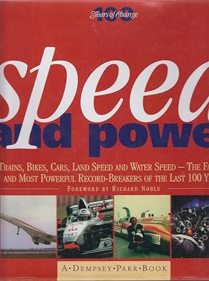 Bild des Verkufers fr Speed and Power zum Verkauf von Robinson Street Books, IOBA
