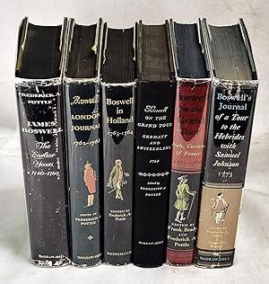 Bild des Verkufers fr The Life and Journals of James Boswell (6 volume set) zum Verkauf von Sequitur Books