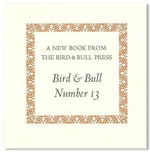 BIRD & BULL NUMBER 13