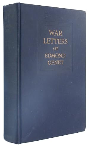 Seller image for War Letters of Edmond Genet. for sale by The Bookworm