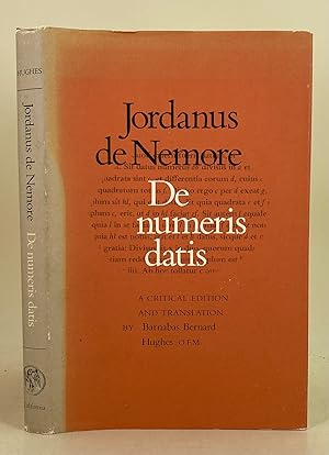 Imagen del vendedor de Jordanus de Nemore; De Numeris Datis a la venta por Leakey's Bookshop Ltd.